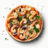 Pizza de marisco