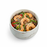 Soba con Camarones